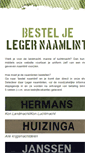 Mobile Screenshot of legernaamlint.nl